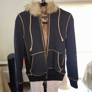 Black and Gold Hoodie